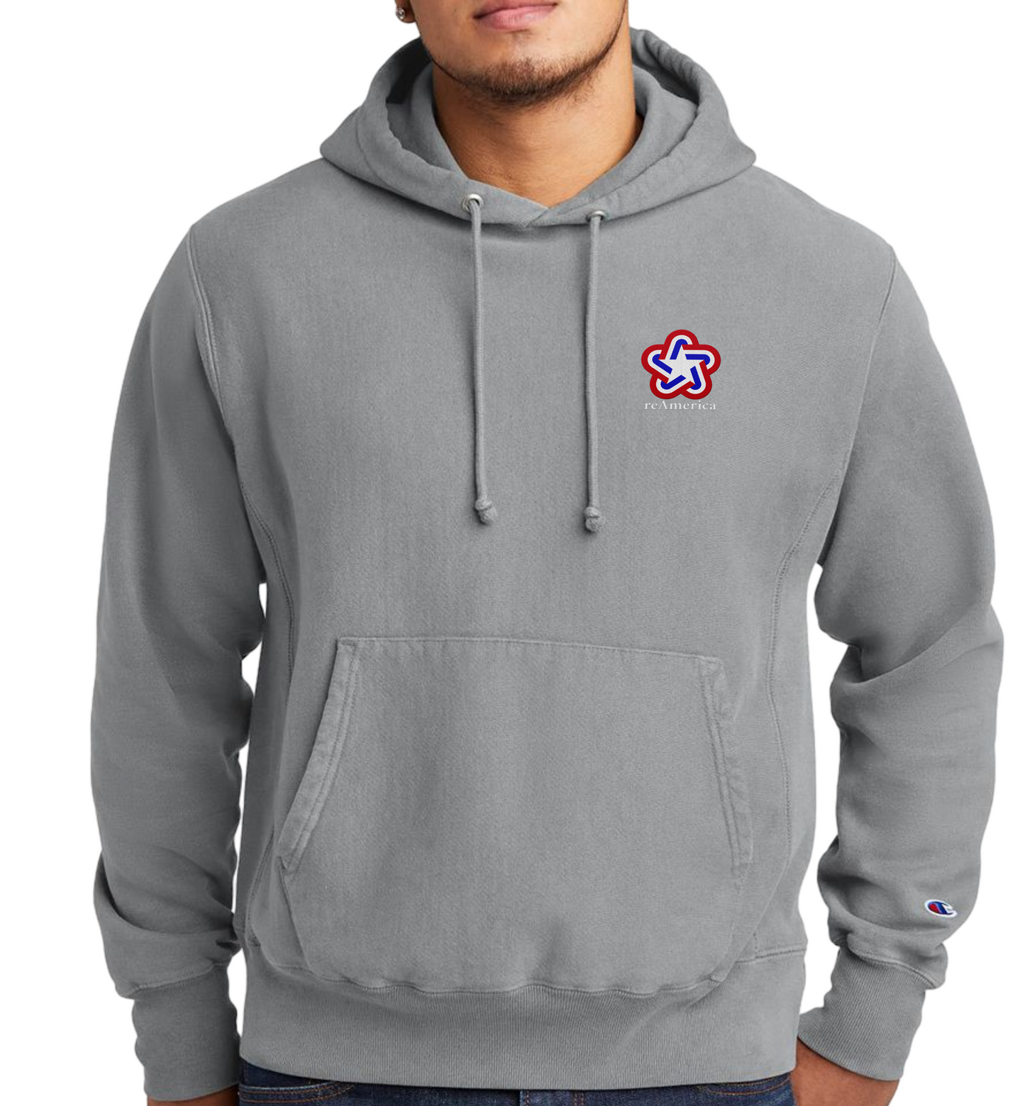 reAmerica x Champion - Reverse Weave Garment Dyed Hoodie