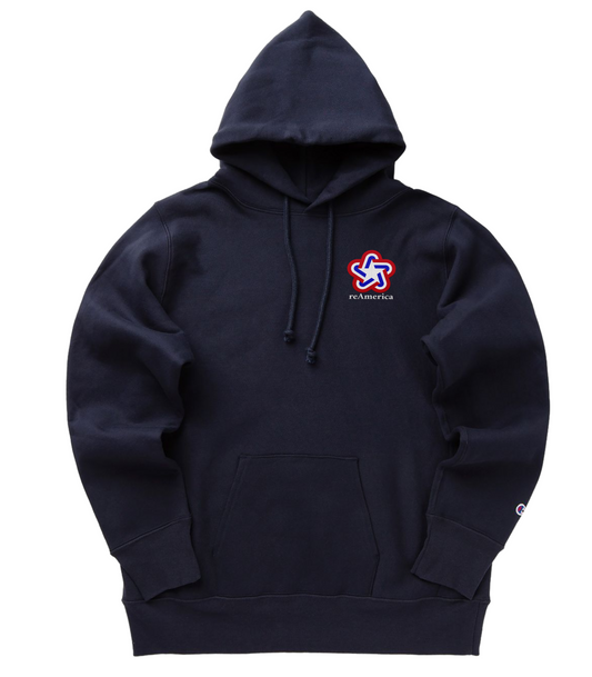 reAmerica x Champion - Reverse Weave Garment Dyed Hoodie